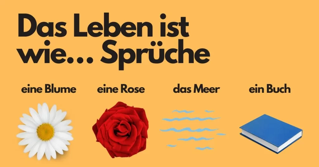 Das Leben ist wie…: 50 inspirierende Sprüche zum Nachdenken