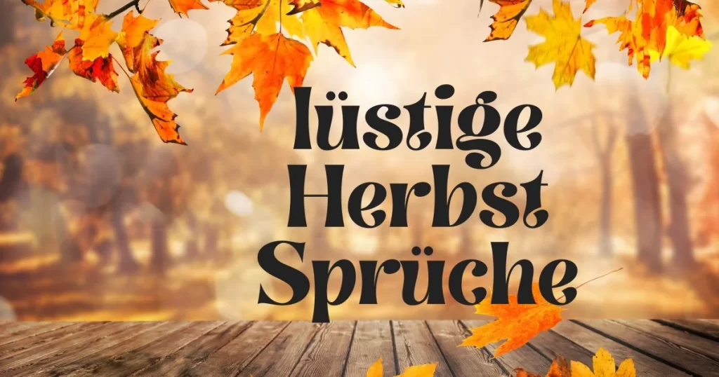 herbst spruch lustig