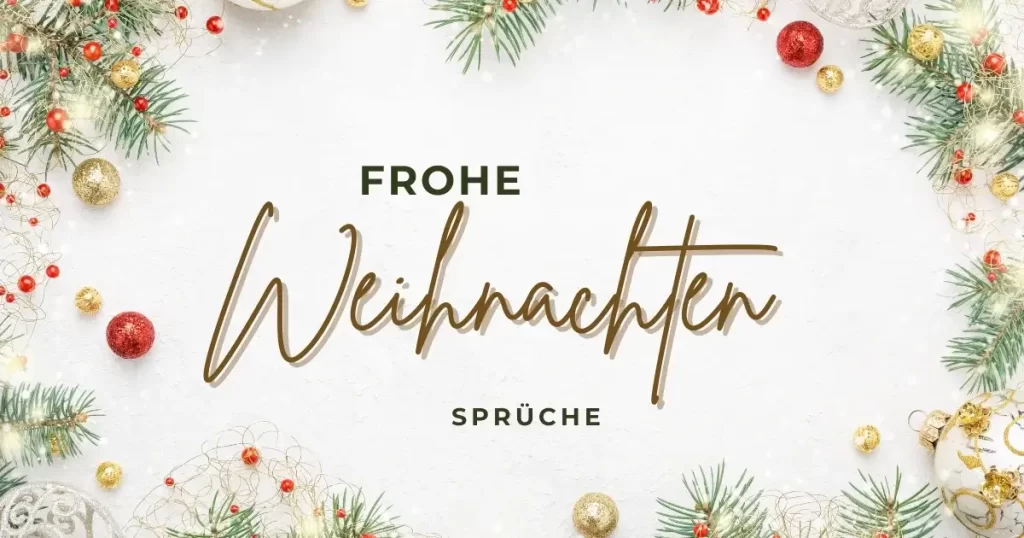 Frohe Weihnachten Sprüche für WhatsApp