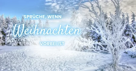 Sprüche, wenn Weihnachten vorbei ist