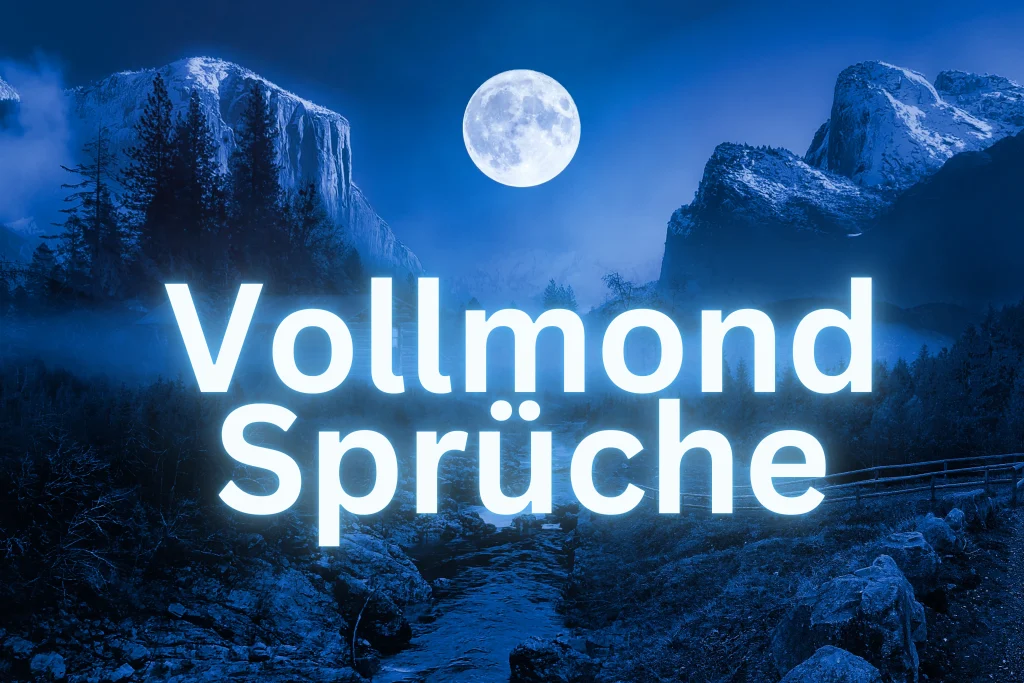 Vollmond Sprüche