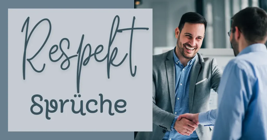 Respekt Sprüche