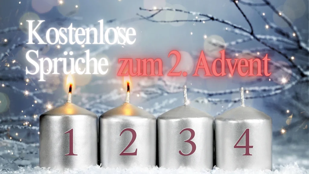 Kostenlose Sprüche zum 2. Advent – Inspiration für die besinnliche Zeit