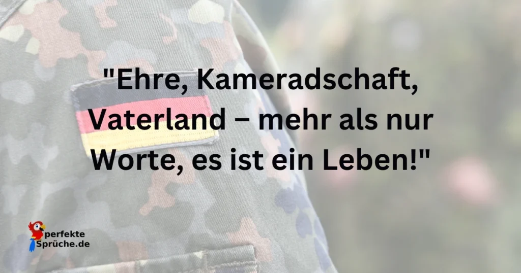 Bundeswehr Sprüche zum Nachdenken