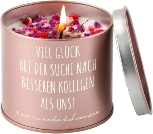 Eleganter Kerzenhalter – Perfektes Geschenk für Abschied oder Ruhestand