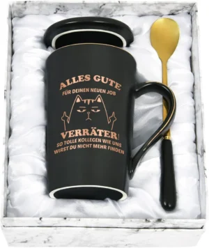 Kaffeetasse mit Spruch – Herziges Abschiedsgeschenk zum Jobwechsel