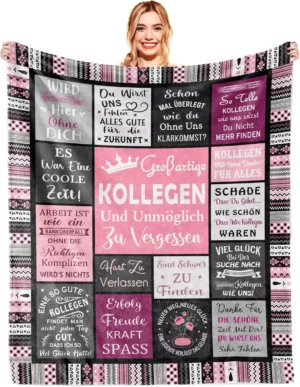 Kuscheldecke – Warmes Abschiedsgeschenk für Kollegen zum Jobwechsel