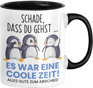 Lustige Abschiedstasse – Perfektes Geschenk für Jobwechsel oder Kollegen-Abschied
