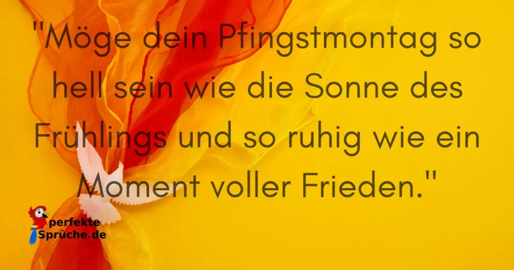 Pfingstmontag Sprüche